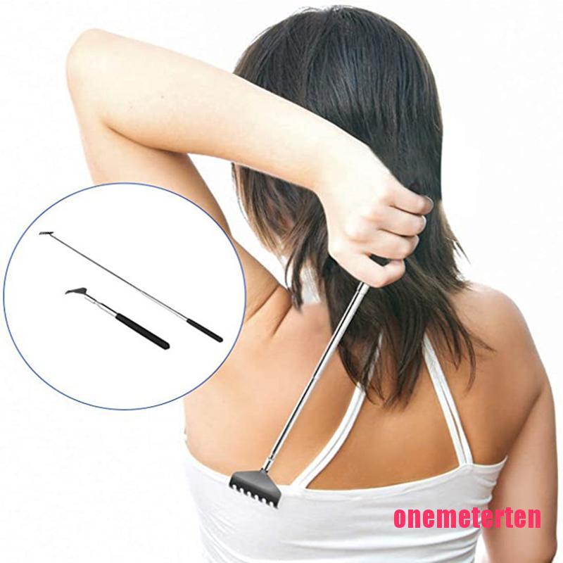 Stainless Steel Retractable Itching Scratching Rake Massage Tool Back Tel