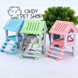Nhà sàn lắp ráp độc đẹp lạ cho Hamster