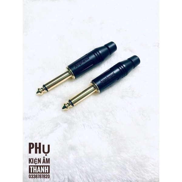 Jack 6ly mono cao cấp chân mạ vàng amphenol ( 1 cái )