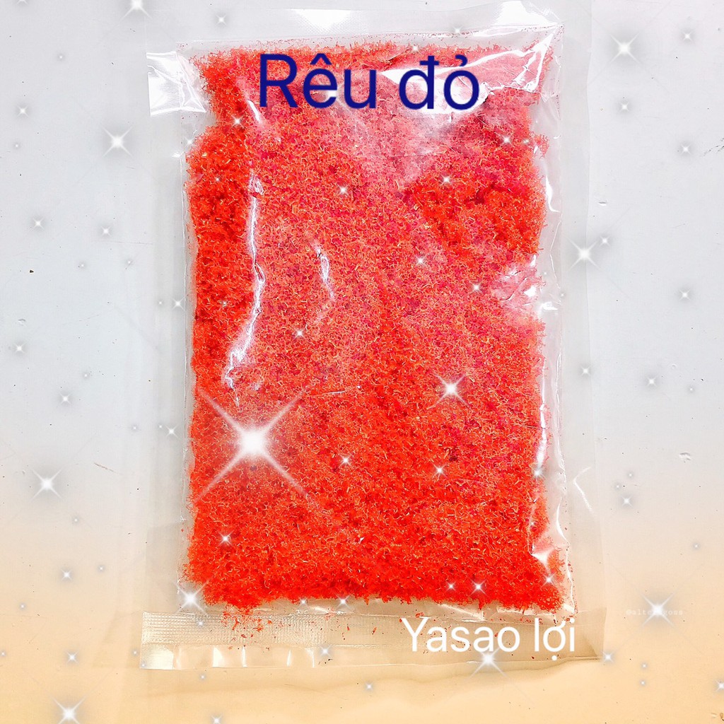 Bột rêu nhựa gói 100gr mô phỏng rêu, cỏ, lá cây tiểu cảnh bonsai,rêu thủy sinh.