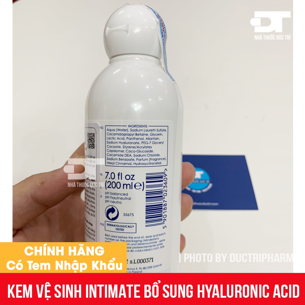 [CHÍNH HÃNG CÓ TEM] Dung dịch vệ sinh Intimate creamy wash