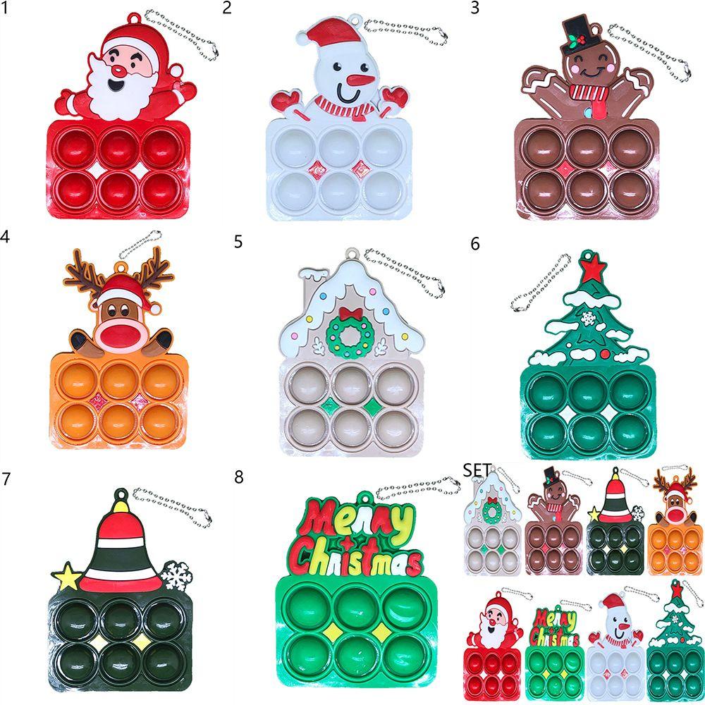 Móc Khóa Hình Ông Già Noel / Người Tuyết Giúp Giảm Căng Thẳng