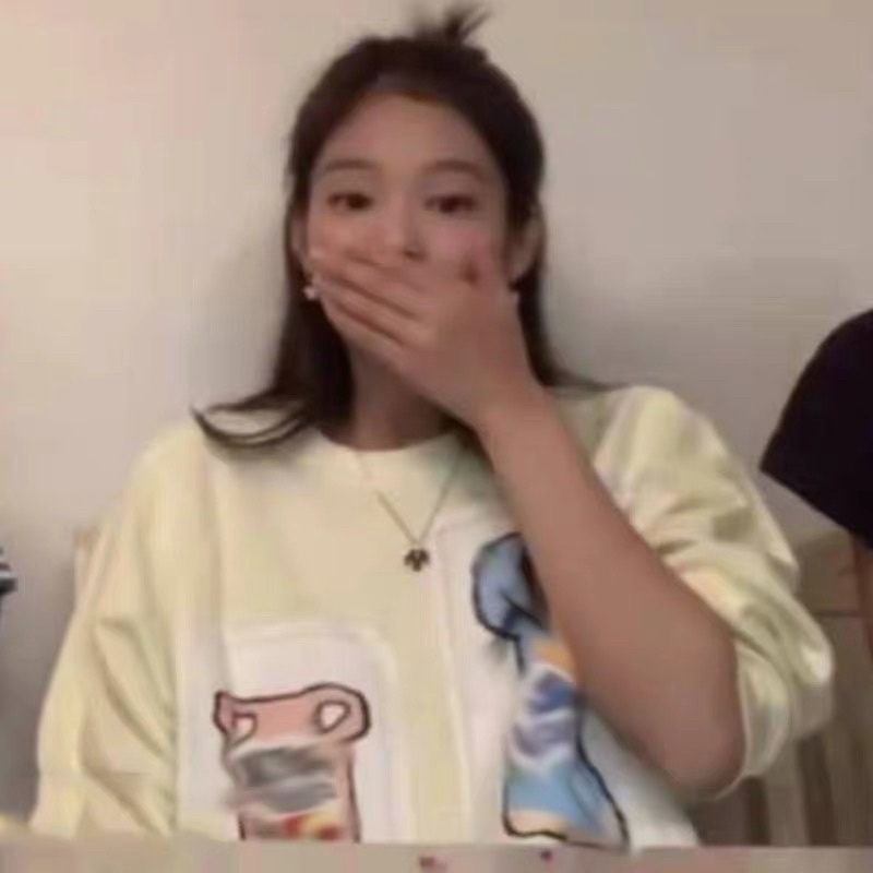 Áo sweater lót bông hình gấu dễ thương giống Jennie Blackpink, Cheng Xiao