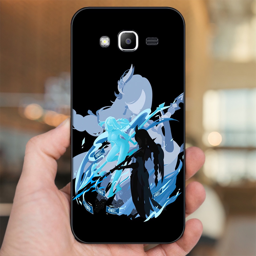 Ốp lưng Samsung J2 Prime, J3 2016, J5 2015 viền đen in hình Shenhe Genshin Impact
