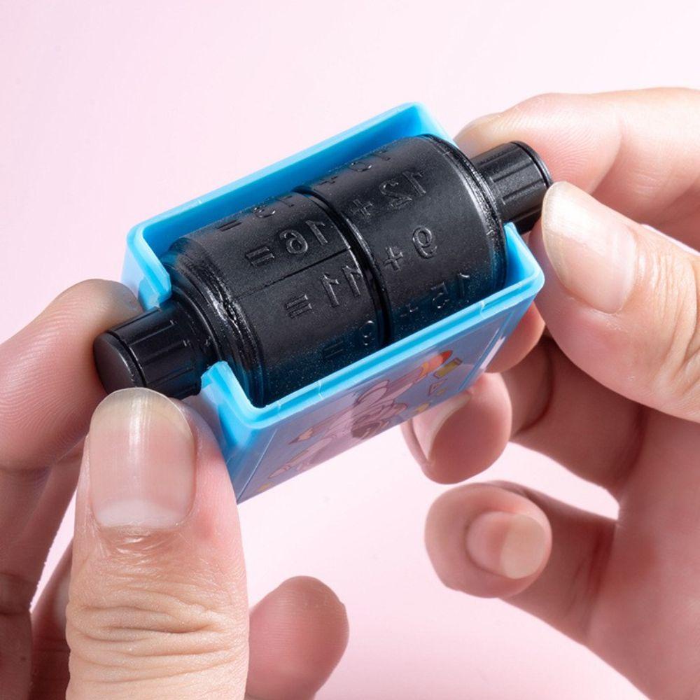 AUGUSTINE Con Dấu Lăn Số Kèm 100 Con Dấu In Số Giáo Dục Cho Bé