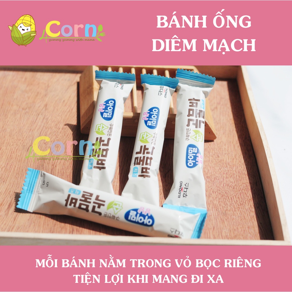 Bánh ống diêm mạch ildong Hàn Quốc - Cho bé 12m+