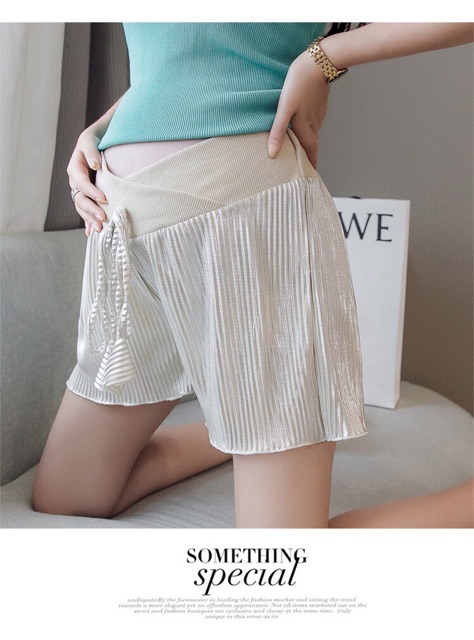 🤰quần đùi bầu nhẹ nhàng mùa hè(hàng quảng châu)sẵn hàng giao ngay
