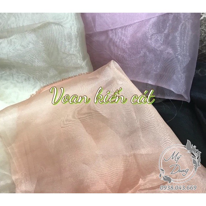 [Đủ màu] Combo 100m voan cát kiếng - Khổ rộng 1m5