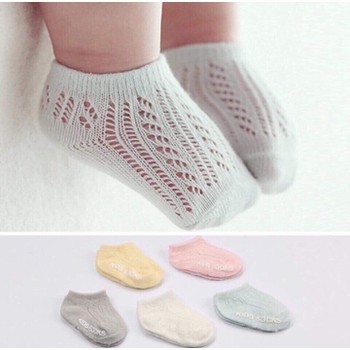 Bộ 5 Đôi Vớ Tất Lưới Thoáng Mát Cho Bé Xỏ Trong Mùa Hè