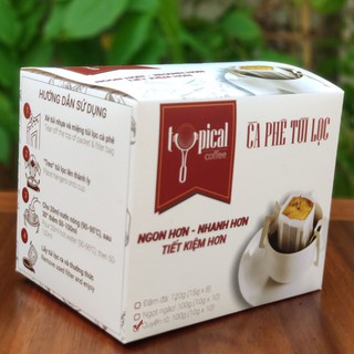 Cà phê túi lọc Typical Coffee vị Quyến rũ 100g - Cafe phin giấy 10 túi lọc cà phê x 10g
