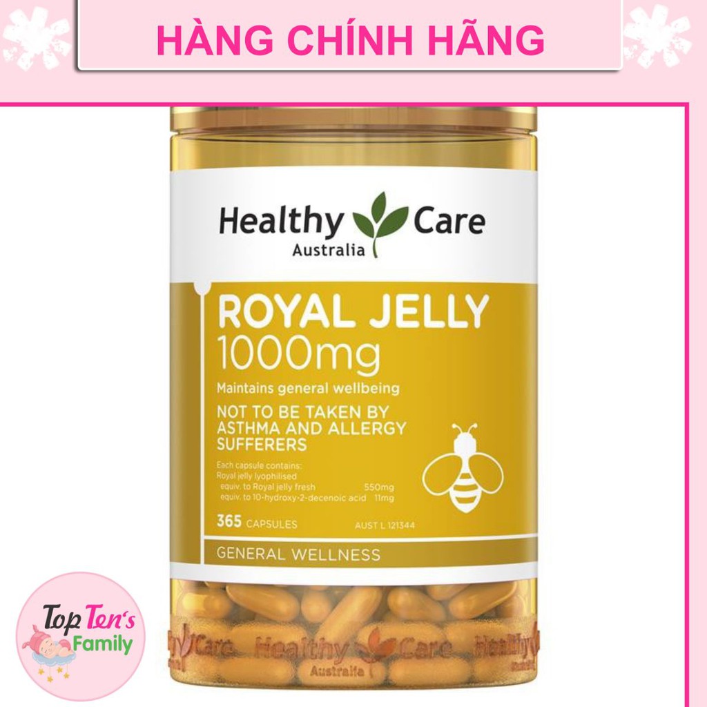 ❣️ [CHÍNH HÃNG 100%] Sữa ong chúa Healthy Care Royal Jelly 1000 365 viên 💯 | BigBuy360 - bigbuy360.vn