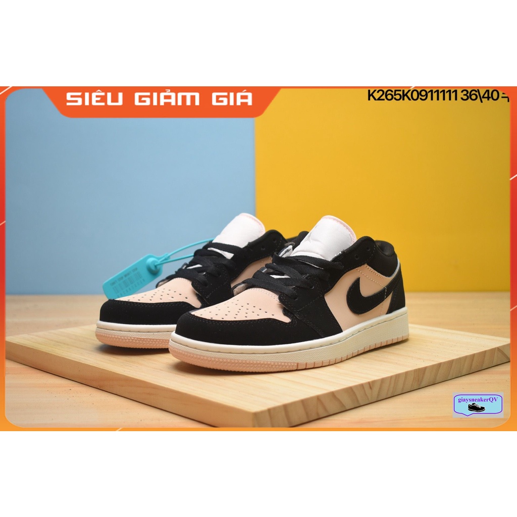 Giày thể thao Air Jordan 1 Low Crimson Tint siêu đẹp, JD1 low dành cho nữ
