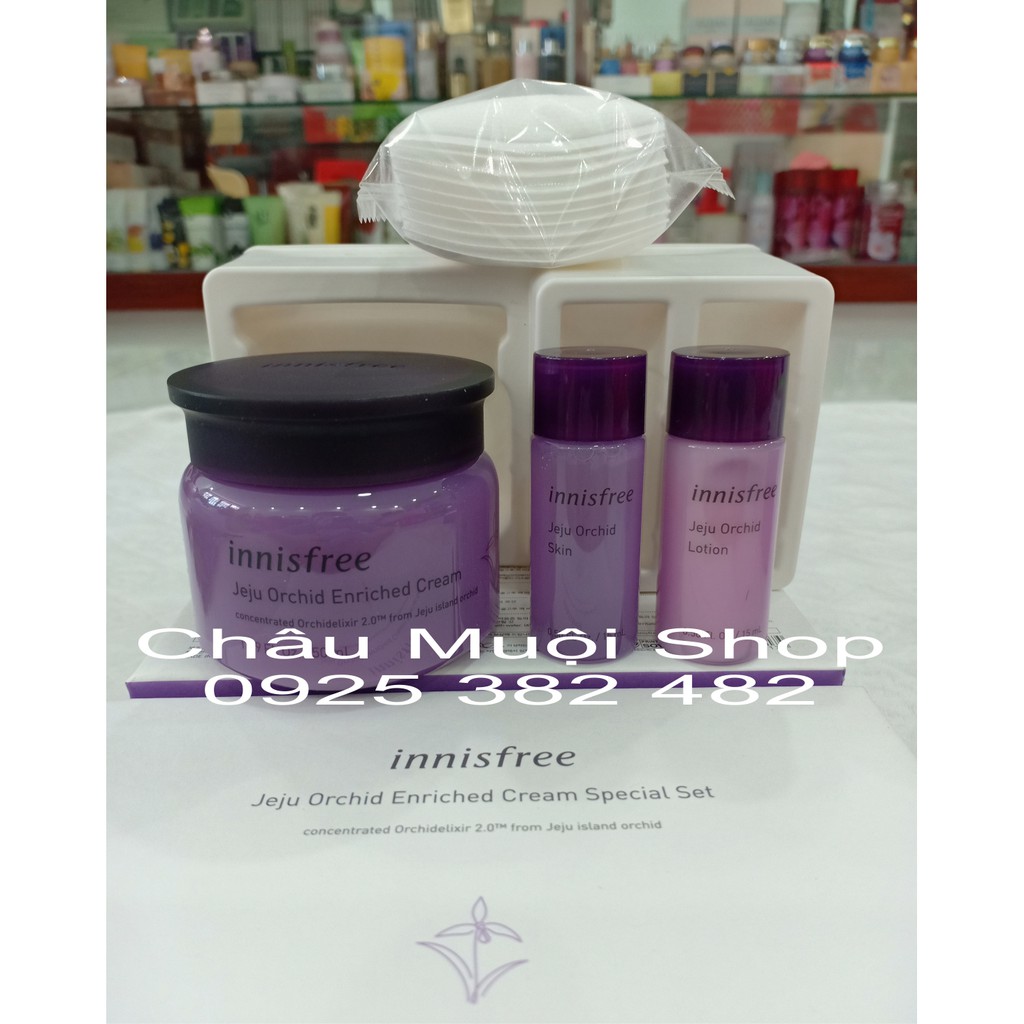 Sét Dưỡng Da Hoa Lan Innisfree - Cải Thiện Nếp Nhăn, Dưỡng Trắng Da