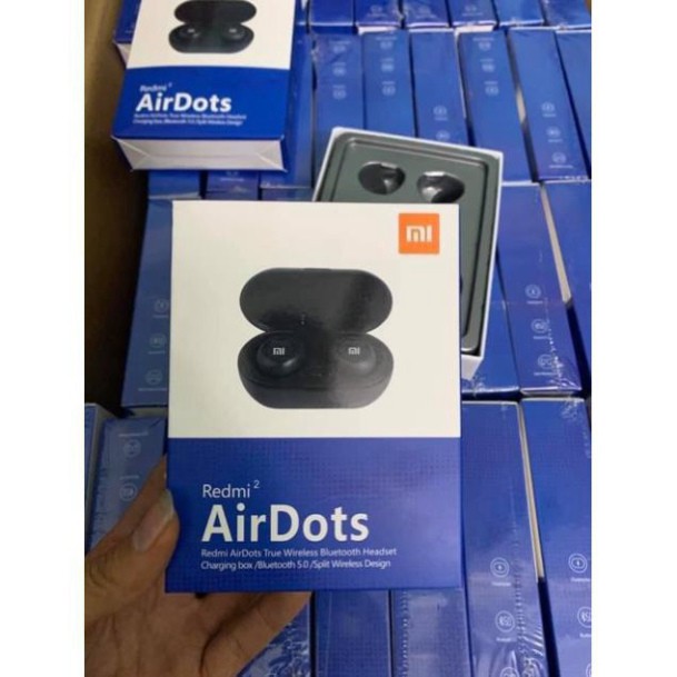 [ ƯU đãi 50%] Tai Nghe Bluetooth 5.0 AirDots Redmi2 True Wireless ,Cảm Biến Tự Động Kết Nối on - Khuyến mãi sốc