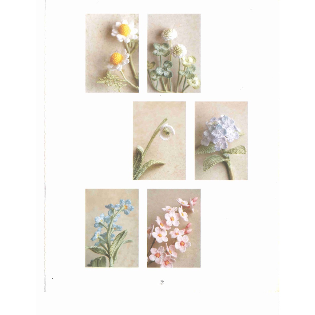 Hướng dẫn móc hoa bé siêu xinh của Lunar và ChiChi