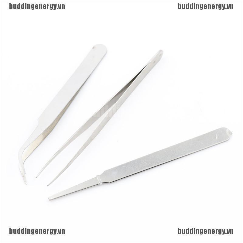 Bộ 3 Dụng Cụ Sửa Chữa Điện Tử Bằng Thép Không Gỉ Tiện Dụng