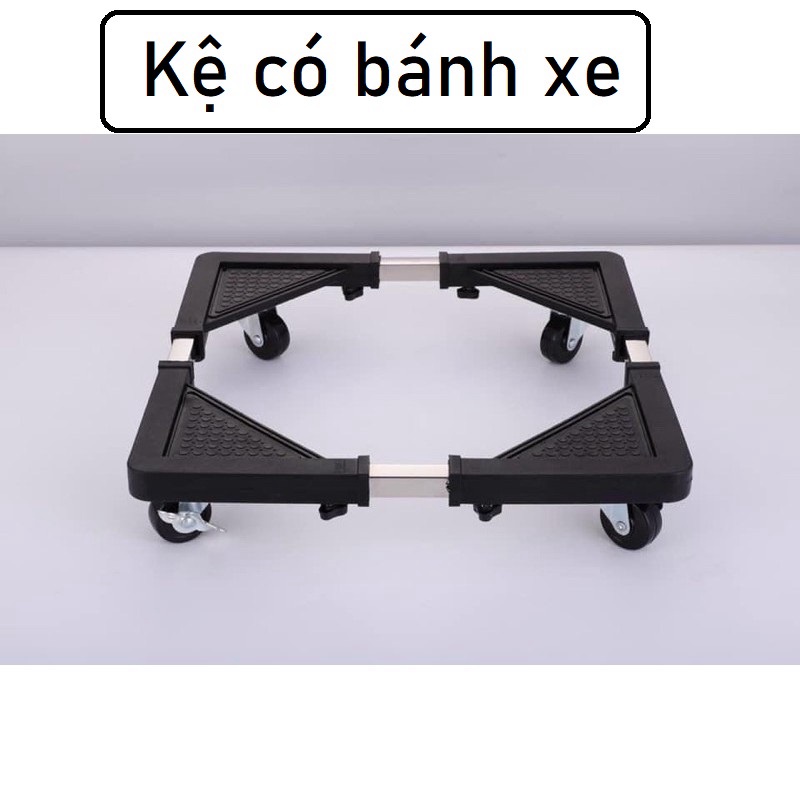 Kệ Để Tủ Lạnh có bánh xe, chống rung đa năng, inox bền đẹp, chắc chắn, hàng cao cấp