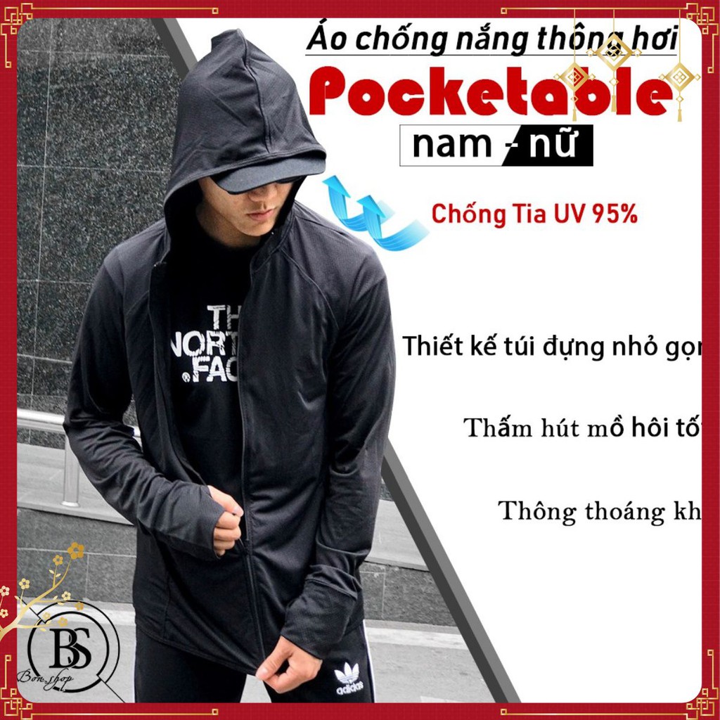 Áo chống nắng nam SALE nam nữ toàn thân nhật túi vải thông hơi kim cương cao cấp giá rẻ Bonshop1999 ACN11