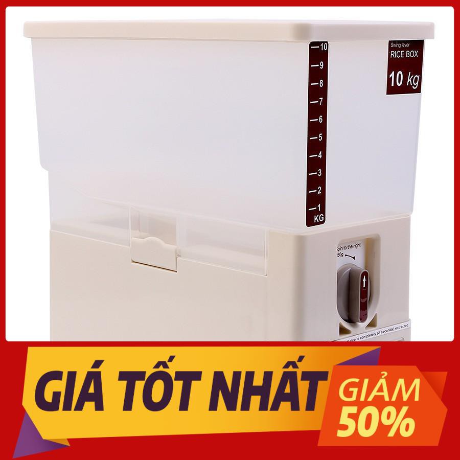 Thùng đựng gạo thông minh Tashuan TS3626B 10kg - Thùng đựng gạo thông minh cao cấp - Vật dụng nhà bếp tiện lợi