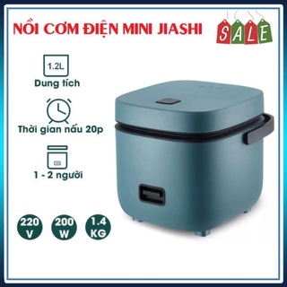 Nồi cơm điện mini đa năng jiashi 1,2l cho 1 đến 2 người