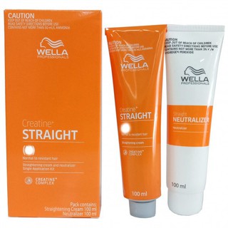 BỘ THUỐC DUỖI TÓC WELLA STRAIGHTEN IT 100ML X2