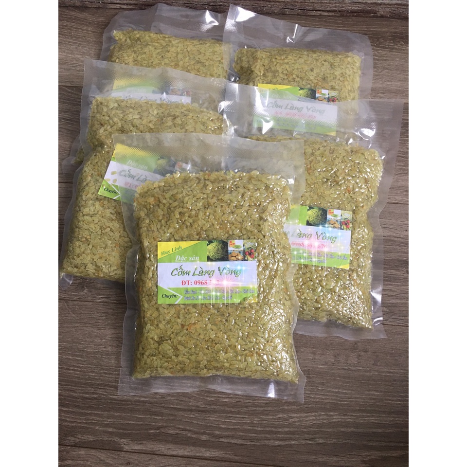 500 gam Cốm khô làng Vòng chính hiệu Huy Linh, đặc sản thơm ngon số 1 Hà Nội, làm chả cốm, chè, kem, xôi cốm, quà biếu..