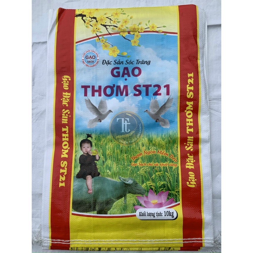 Gạo ST21 thơm dẻo dai ngon 5kg HCM