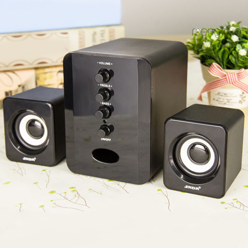 Set 3 Loa Subwoofer Có Dây Usb 2.1 Dành Cho Máy Tính