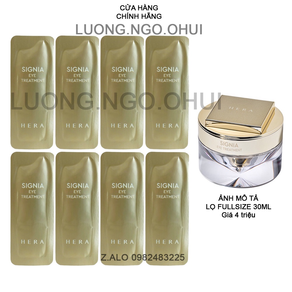 Gói Kem Mắt Hera Signia Tế Bào Gốc Giảm Nhăn, Thâm Bọng Và Chống Lão Hóa Mạnh - Hera Signia Eye Treatment 1Ml