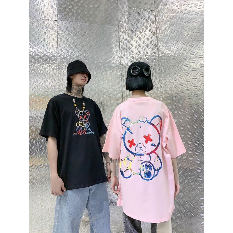 Áo Thun tay lỡ Tshirt Nữ Nam Unisex Chất Vải Thun Cotton Gấu Dead AT016