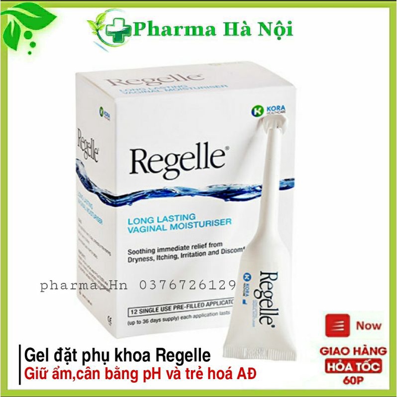 Regelle Gel đặt bôi trơn và giữ ẩm âm đạo