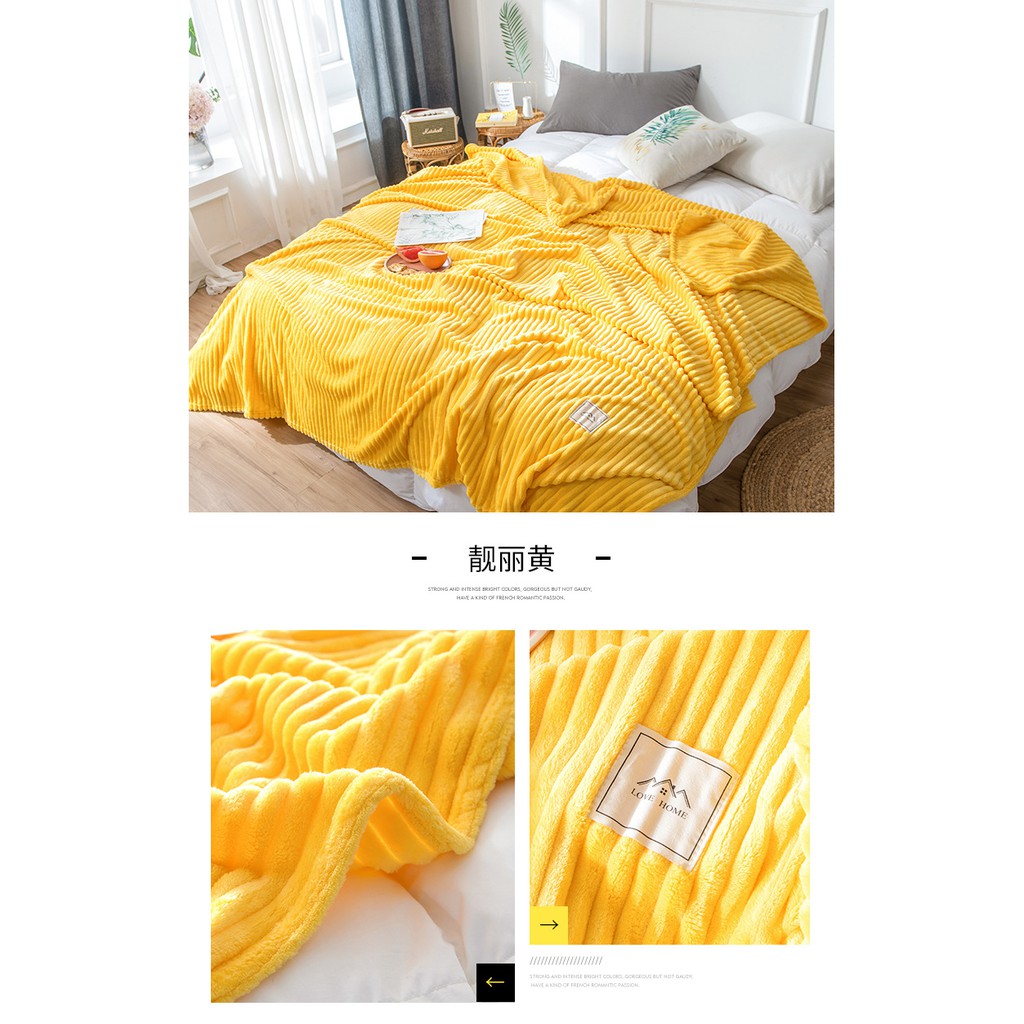 Tổng hợp_Chăn tuyết nhung kẻ tăm Emmidecor Cao cấp nhập khẩu Nhật Bản _ Hàng chính hãng 2m3*2m0