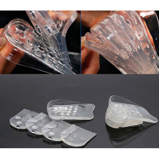 Lót giày tăng chiều cao 3 cm -  10 miếng dùng cho 1 đôi giày