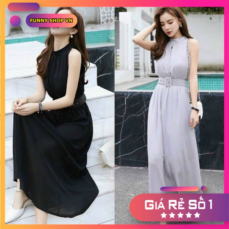 ĐẦM MAXI KÈM NỊT