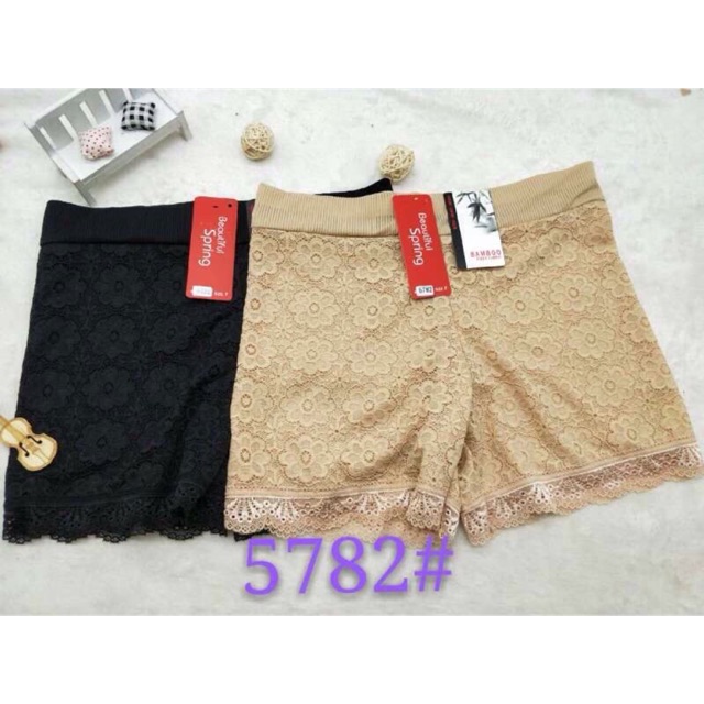 Quần (5782) đầm lót nữ ren