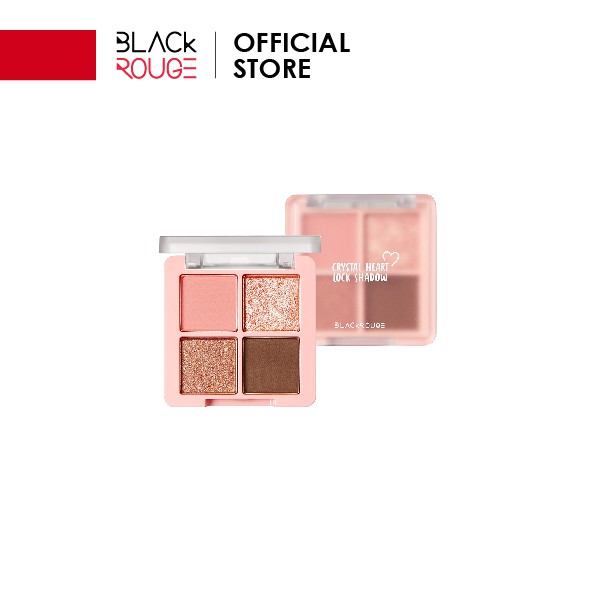 Phấn Mắt Khóa Màu Black Rouge Crystal Heart Lock Shadow 1 30,6g