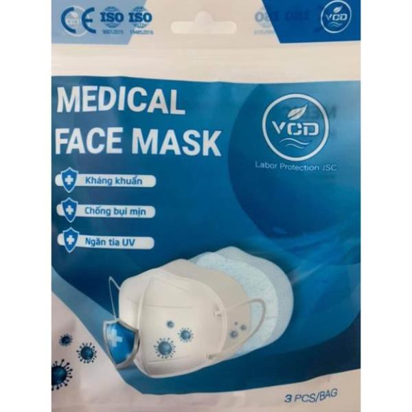 Khẩu trang, khẩu trang y tế Medical Face Mask cao cấp 4 lớp tiêu chuẩn Châu Âu.