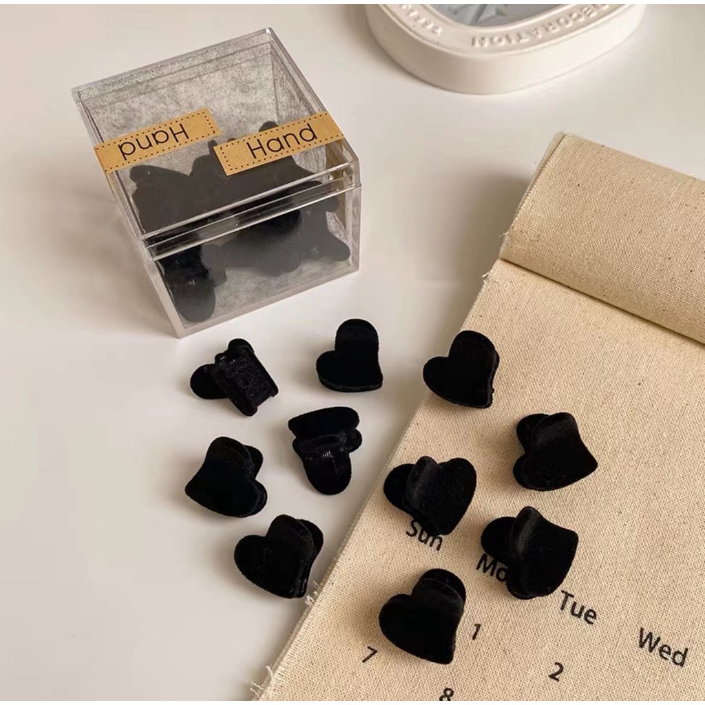 Kẹp Tóc Hình Thỏ/Trái Tim Nhiều Màu Tùy Chọn Dễ Thương Cho Bé Gái