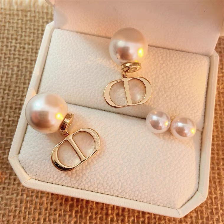 Bông tai khuyên tai CD thương hiệu cao cấp Hotgirl sang chảnh ER060,061 Leace.accessories