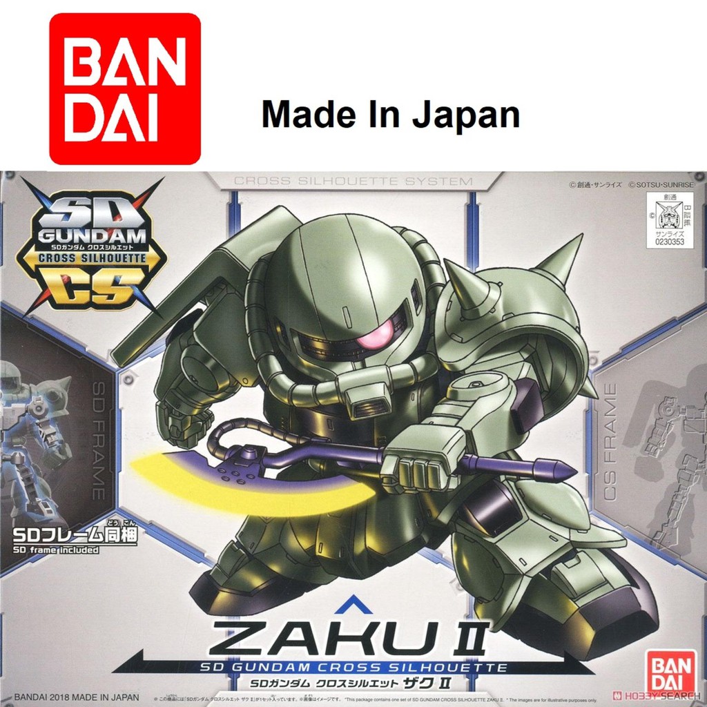 Mô hình Gundam Bandai SDCS Zaku II Serie SD Gundam Cross Silhouette