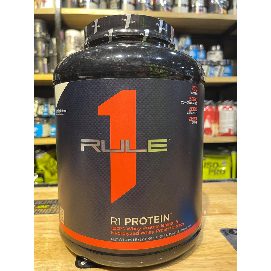 Sữa Tăng Cơ Giãm Mỡ  Rule 1 PROTEIN 5lbs (76 lần dùng)