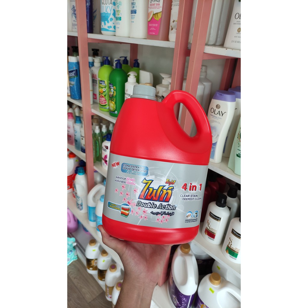 [Chính hãng] Nước giặt Fight đậm đặc 4in1 Double Action 3500ml - Hàng Thái Lan