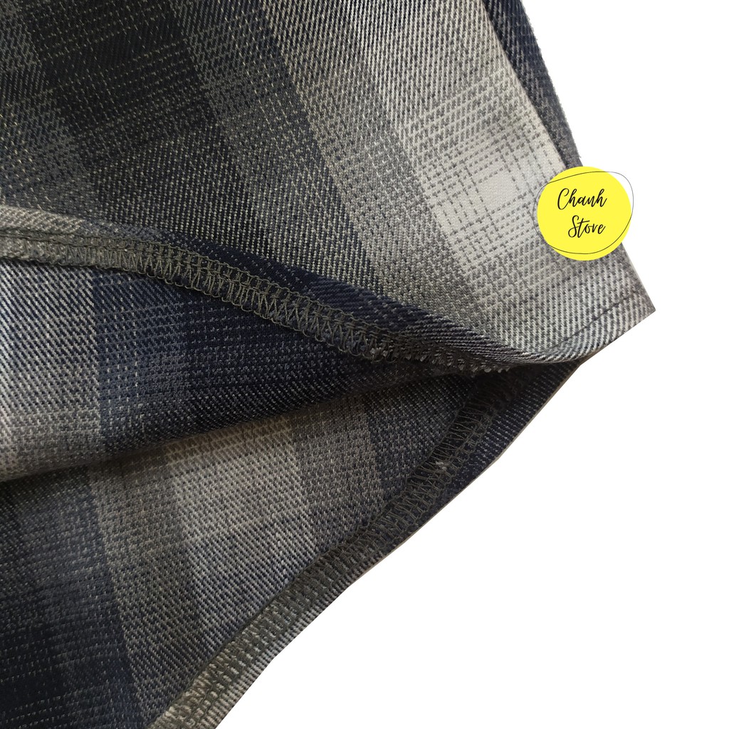 Áo Sơ Mi Flannel Nam Kẻ Caro Cao Cấp Dài Tay - Ảnh Thật | BigBuy360 - bigbuy360.vn