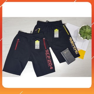 Quần short thể thao nam cao cấp, vải thun poly co dãn 4 chiều, dáng thể thao, mềm mịn, thoáng mát, màu đen - Shoptamdc