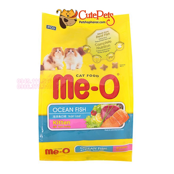 Thức ăn cho mèo con Me-o 400g kitten vị cá biển Ocean Fish - Phụ kiện thú cưng Hà Nội