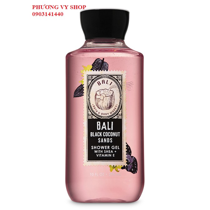 Gel tắm BBW BALI BLACK COCONUT SANDS