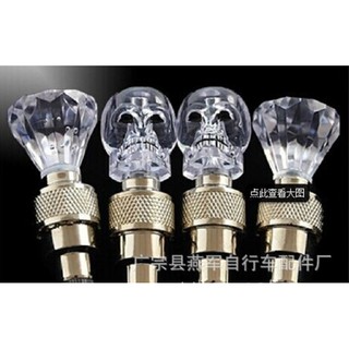 2 Đèn led gắn van xe đạp điện, xe máy