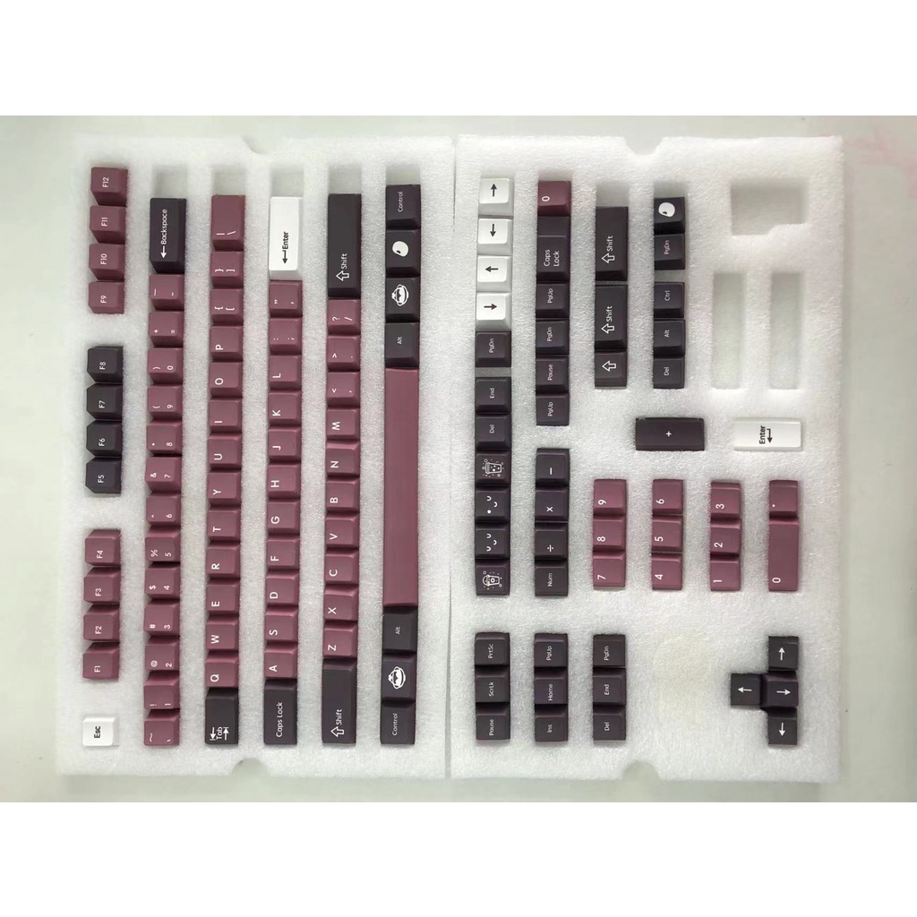 GMK Bingsu Keycap Set 129 Nút Bàn Phím PBT 61 / 64 / 68 / 84 / 100 / 104 Thay Thế Cho Bàn Phím Cơ