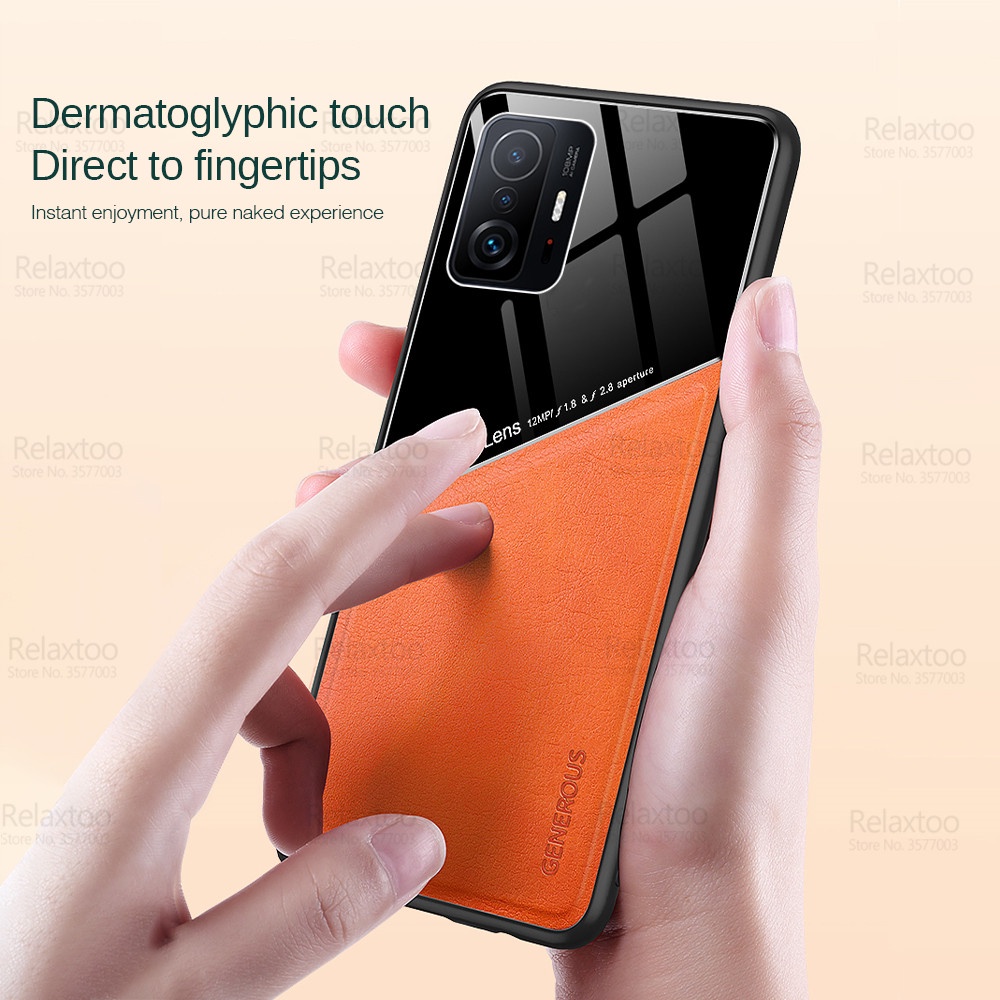 Bao da điện thoại viền nam châm chống sốc cho Xiaomi Mi 11T Pro 11T 11TPro Xiaomi11T