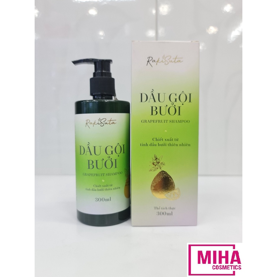 Dầu Gội Bưởi Giảm Rụng Kích Thích Mọc Tóc Rakisuta 300ml